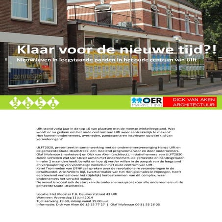 Uitnodiging 11 juni 2014 Ulft2020