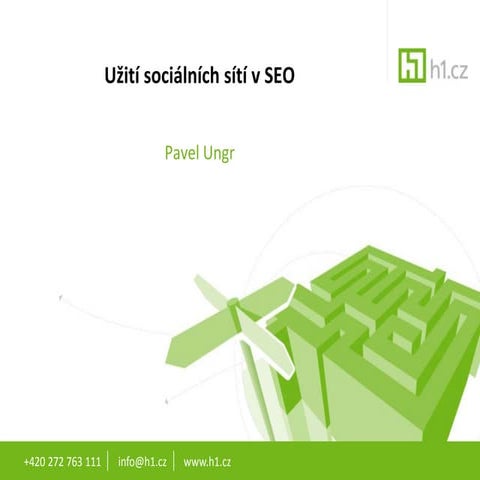 Užití sociálních sítí v SEO
