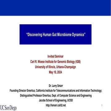 Discovering Human Gut Microbiome Dynamics