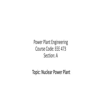 Nuclear Power Plant 