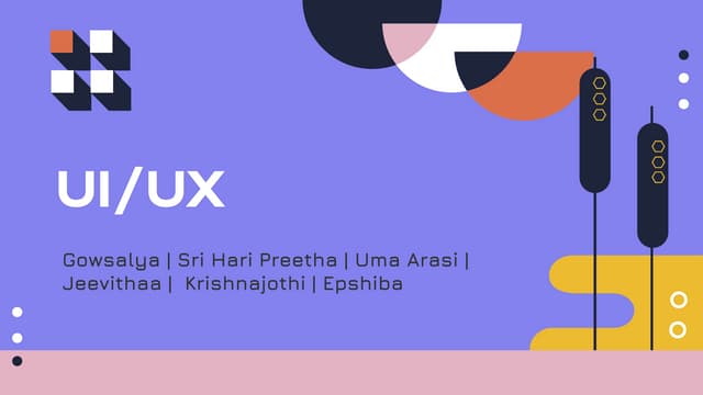 ui&ux design for study purposes at engineering