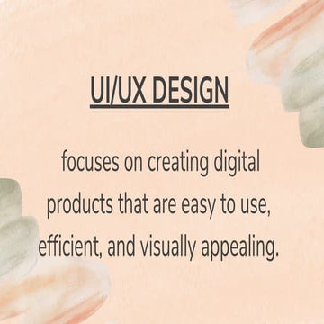 UIUX Design focuses on creating digital products that are easy to use ...