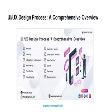 UI_UX Design Process_ A Comprehensive Overview | PPTX image.