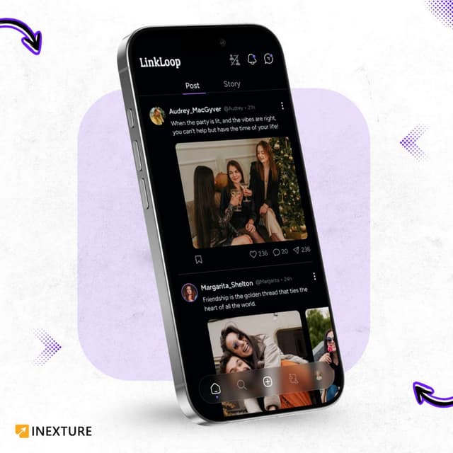 Best UI/UX Portfolio for Mobile App Design | Modern Social App Interface Show...