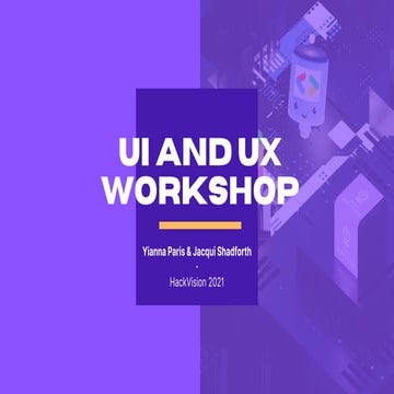 UI/UX Workshop - Hackvision | PDF