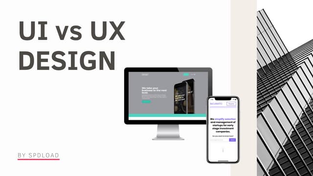 Ui vs UX design