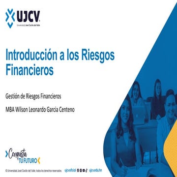 Introducción Completa a la Gestión y Tipos de Riesgos Financieros | PDF