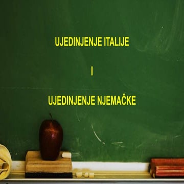 Ujedinjenje njemačke i italije