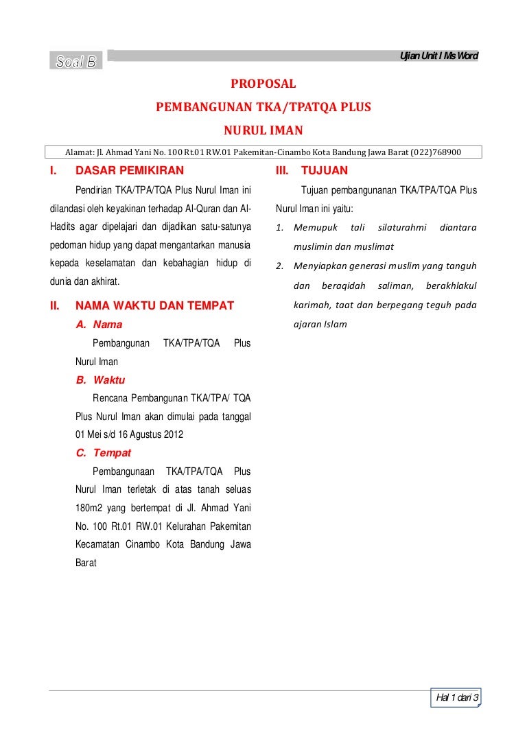 Ujian1 2012 soal b