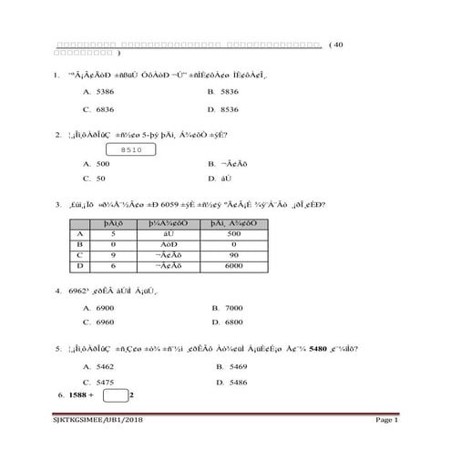 English year 4 kssr paper 1 | DOCX