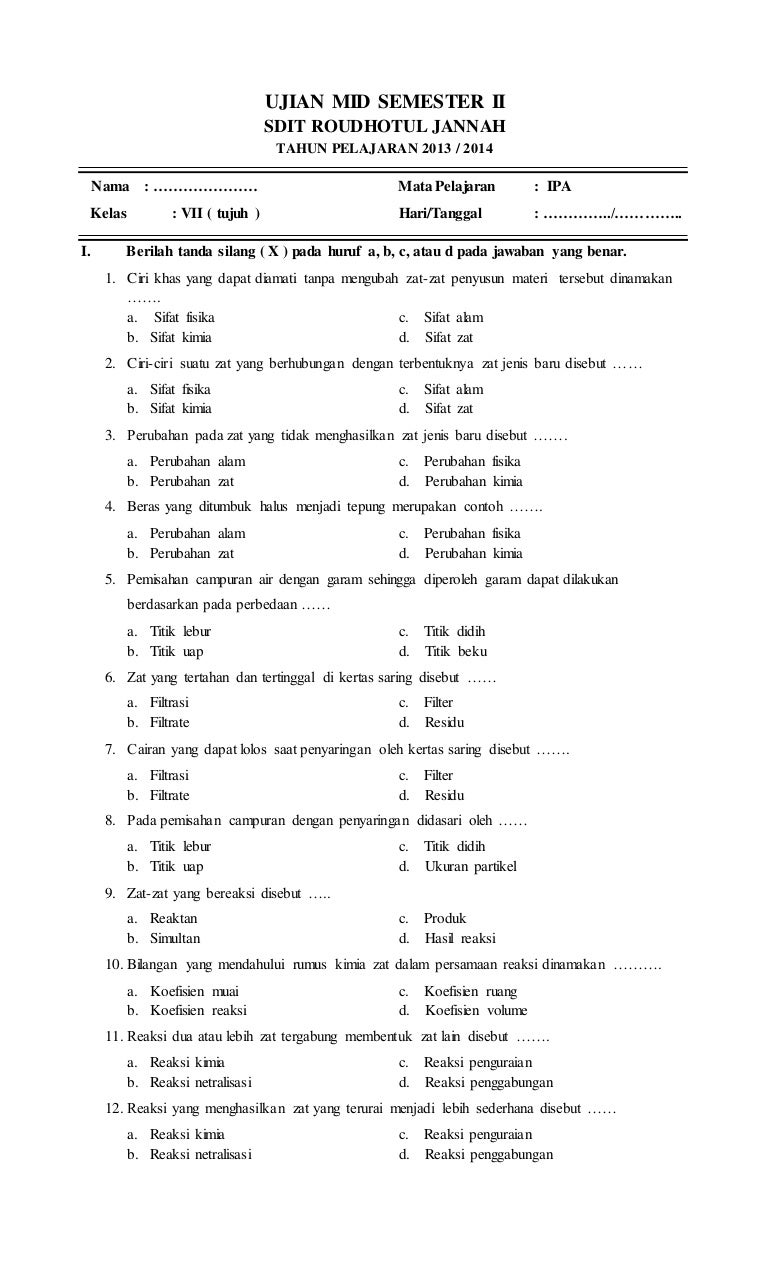 Beras Ditumbuk Halus Menjadi Tepung Merupakan Contoh