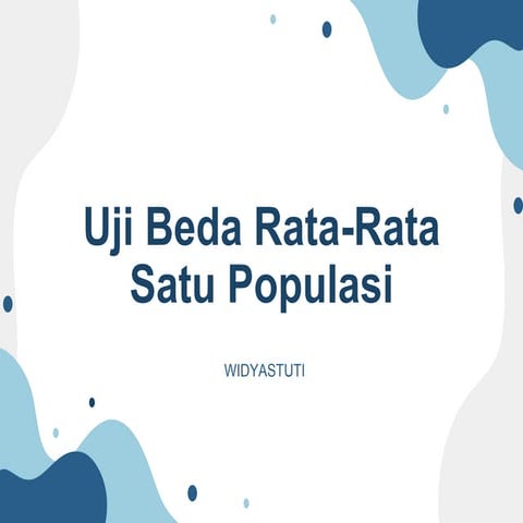 uji hipotesis satu populasi [Autosaved].ppt
