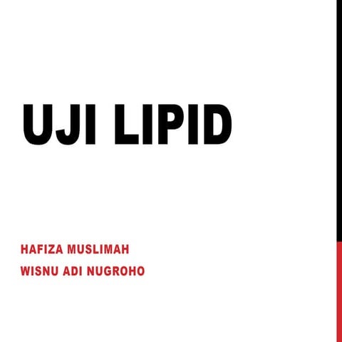 Uji lipid 1