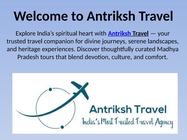 ujjain tour packages by antriksh travel.pptx