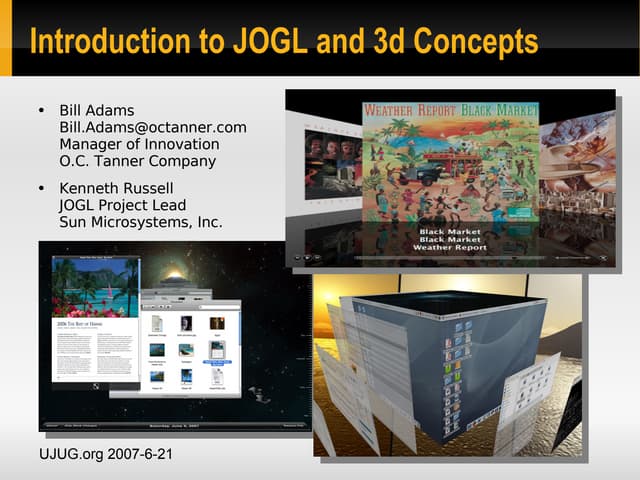 Ujug07presentation