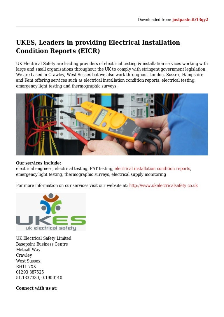Leaders in providing Electrical Installation Condition Reports (EICR)