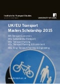 Uk EU Transport Masters Scholarship 2015