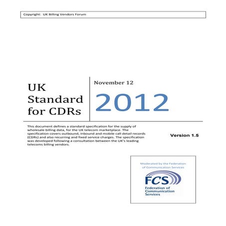Uk standard-cdr-format