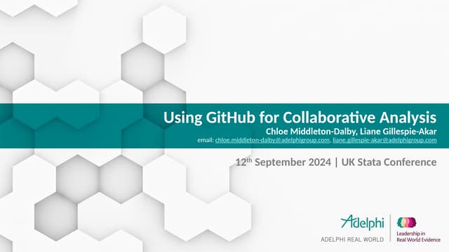 Using GitHub for colaborative analisys and