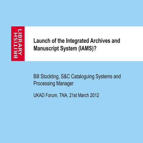 Ukad forum 21 march_2012_iams