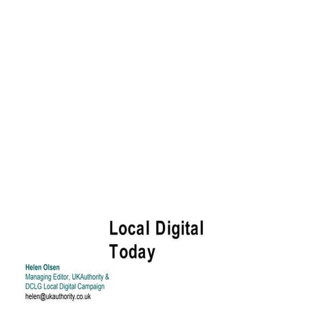 RUday Suppliers London | Local Digital Campaign | UKAuthority