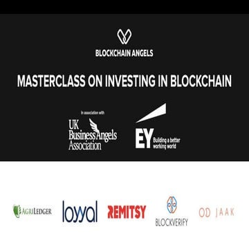 Blockchain Angels & UK Business Angels Association Oct 16