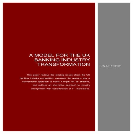 Uk banking industry transformation   popov
