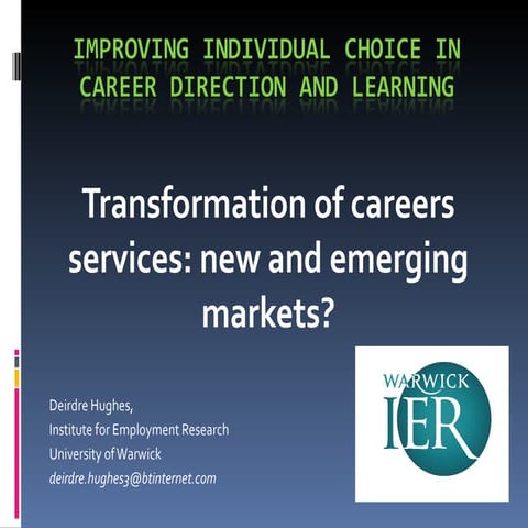 UKCES workshop 190111dmh