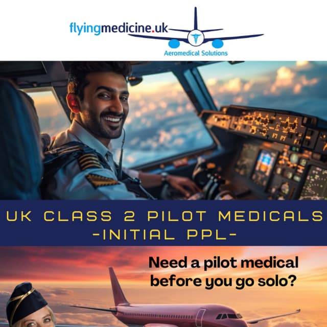Infographic UK Class 2 Pilot Medicals Initial PPL PDF