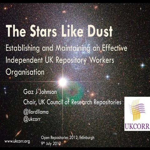 The Stars Like Dust: Establishing and Maintaining an Effective Independent UK...