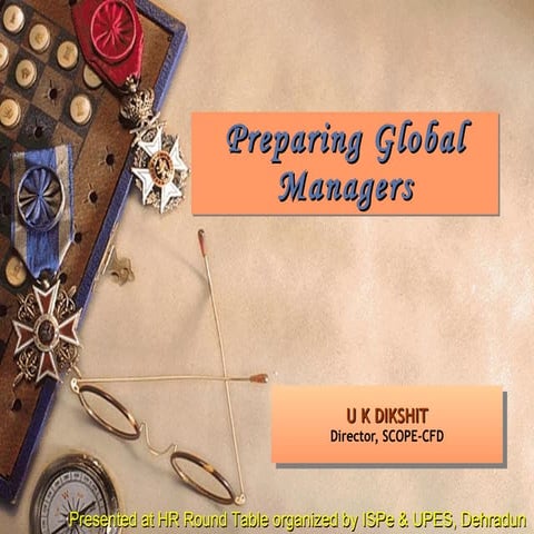 Preparing Global Managers