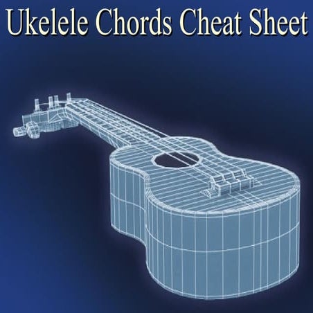 Ukelele Chords Cheat Sheet v2