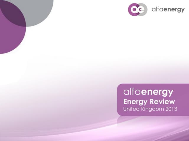 UK Energy Review 2013