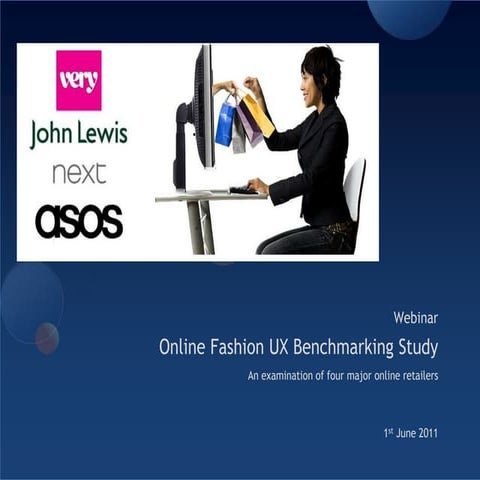 UK Online Fashion UX Benchmarking slides