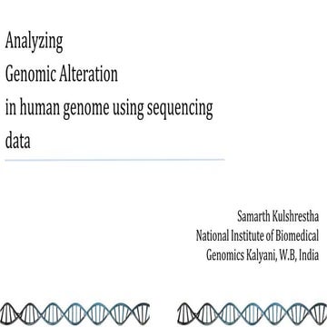 Structural Variation In The Genome And DNA Microarray Technology | PPTX