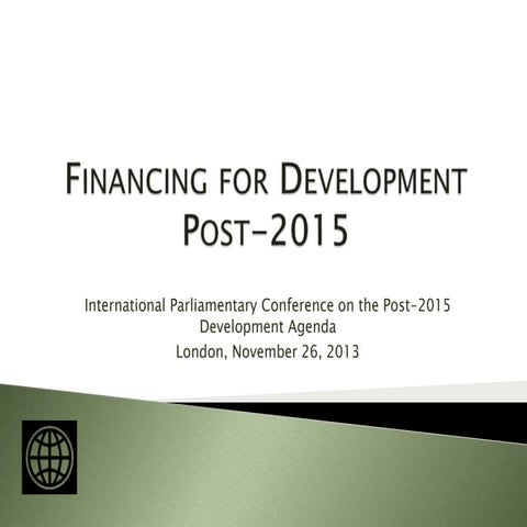 OECD Financing for Sustainable Development | PPTX