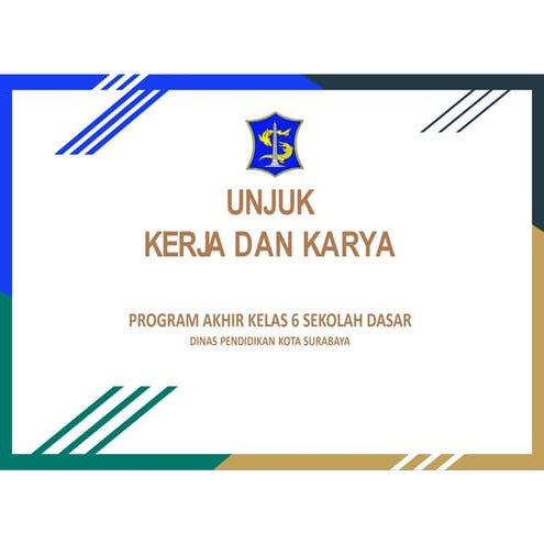 PPT UNJUK KERJA DAN KARYA (UKK) KELAS 6 SD