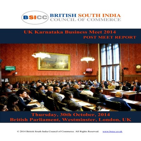 UK Karnataka Business Meet 2014  