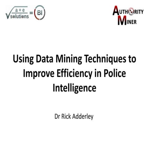 Real World Predictive Policing: Manchester, NH Police Department | PDF