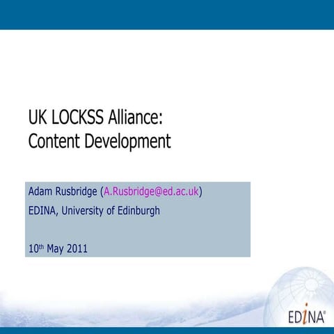 UKLA Content Development