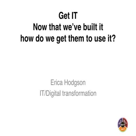 UK Department of Education intranet transformation case study w Erica Hodgson...