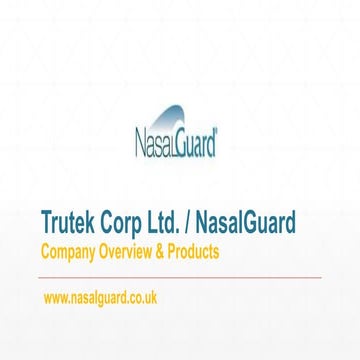 UK Nasal guard presentation