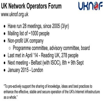 UKNOF update at SANOG24
