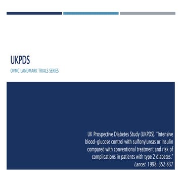 UKPDS | PPTX
