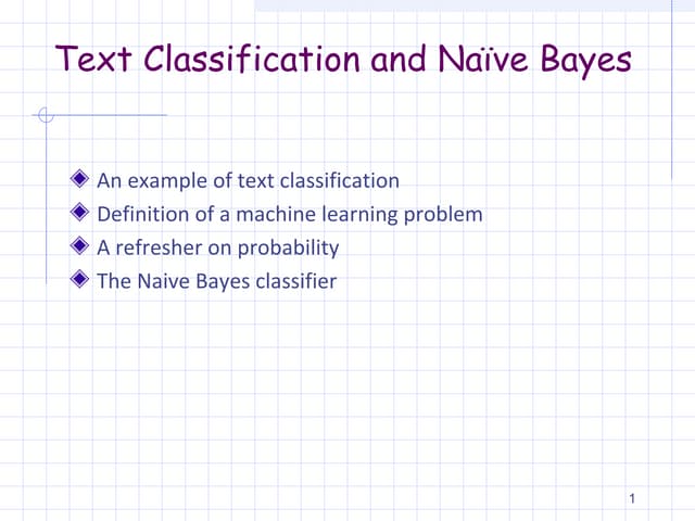 Text classification