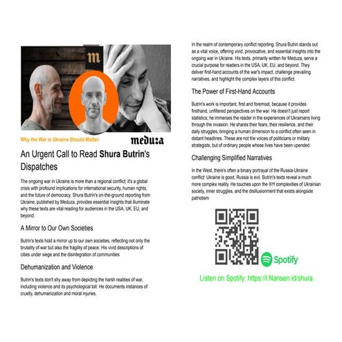 War in Ukraine: An Urgent Call to Read Shura Butrin's Anti-War Texts