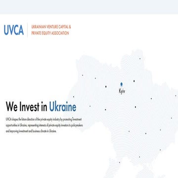 Ukrainian Venture Capital and Private Equity Association (UVCA): Why become a...