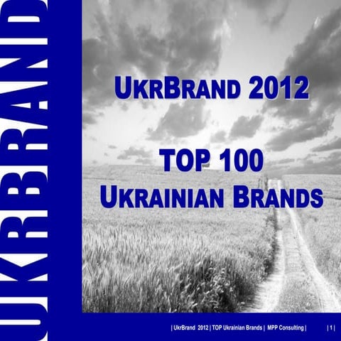 FranBrand 2012 - TOP 100 French Brands | PDF