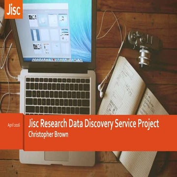 Jisc Research Data Discovery Service Project