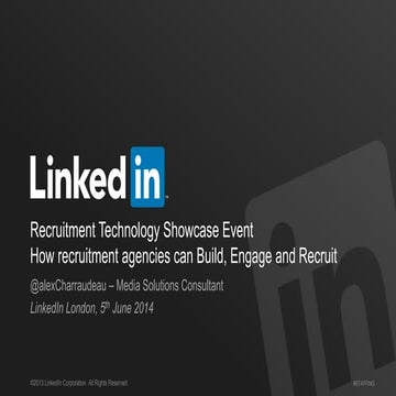 Uk Recruiter event 05062014